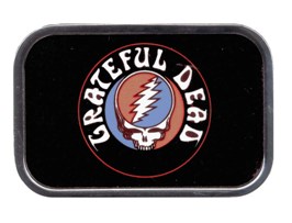 Grateful Dead steal Face Text buckle